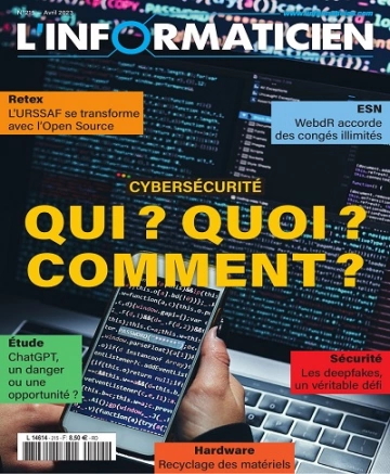 L’Informaticien N°215 – Avril 2023